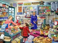Пазл Маленькая покупательница