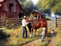 Пазл Маленький всадник