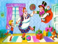 Пазл Малыш и Карлсон