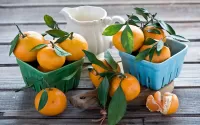 Пазл Мандарины