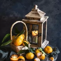Пазл Мандариновые свечи