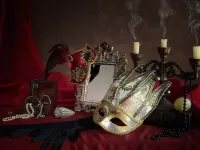 Пазл Маски и свечи