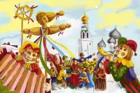 Пазл Масленичные гуляния