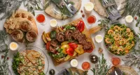 Пазл Мясо на доске 