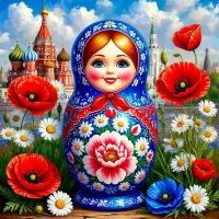 Пазл Матрешка