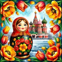 Пазл Матрешка