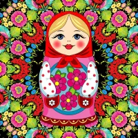 Пазл Матрёшка 