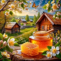 Пазл Медовые соты