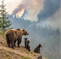 Пазл Медвежата с мамой