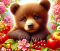 Пазл Медвежонок