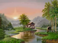 Пазл Мельница