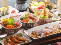 Пазл Меню с морепродуктам