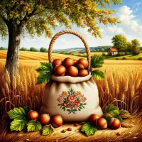 Пазл Мешочек с орехами