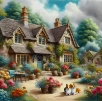 Пазл Милый дом