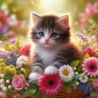 Пазл Милый котенок
