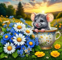 Пазл Мышонок