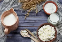 Пазл Молочные продукты