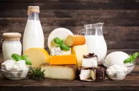 Пазл Молочные продукты