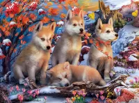 Пазл Молодая стая