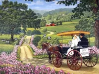 Пазл Молодожены