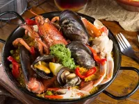 Пазл Морепродукты