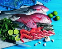 Пазл Морепродукты