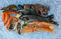 Пазл Морепродукты на льду