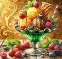 Пазл Мороженое