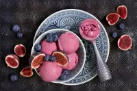 Пазл Мороженое и инжир