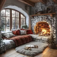 Пазл Морозный закат