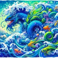 Пазл Морской дракон