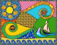 Пазл Морской коллаж