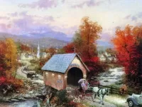 Пазл Мост через реку