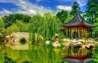 Пазл Мост и пагода