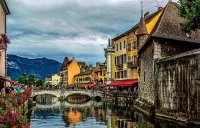 Пазл Мост в Аннеси