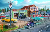 Пазл Мотоциклист