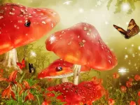 Пазл Мухоморы