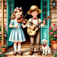 Пазл Музыканты