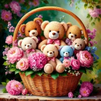 Пазл Мягкие игрушки