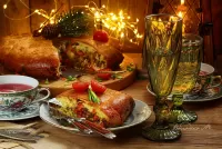 Пазл Мясной пирог 