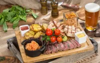 Пазл Мясо и картофель