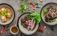 Пазл Мясо и зелень