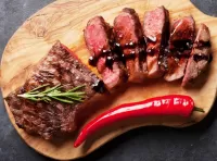 Пазл Мясо с перцем