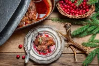 Пазл Мясо в соусе