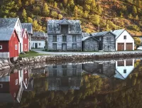 Пазл На берегу фьорда