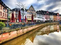 Пазл На берегу канала