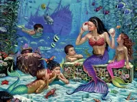 Пазл На дне моря