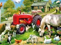 Пазл На ферме