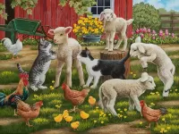 Пазл На ферме