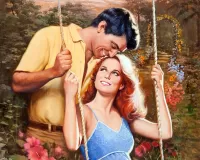 Пазл На качелях